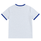 Logo Ringer - Heather Gray/Blue