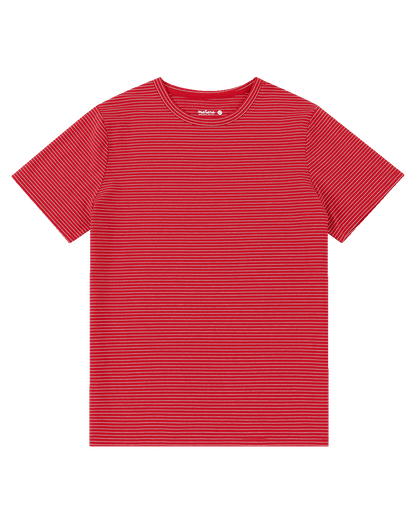 Striped Tee - Red/White