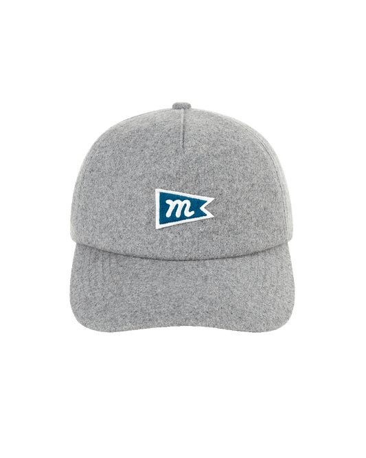 Wool Pennant Hat - Gray