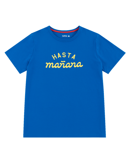 Hasta Manana Tee - Blue / Yellow