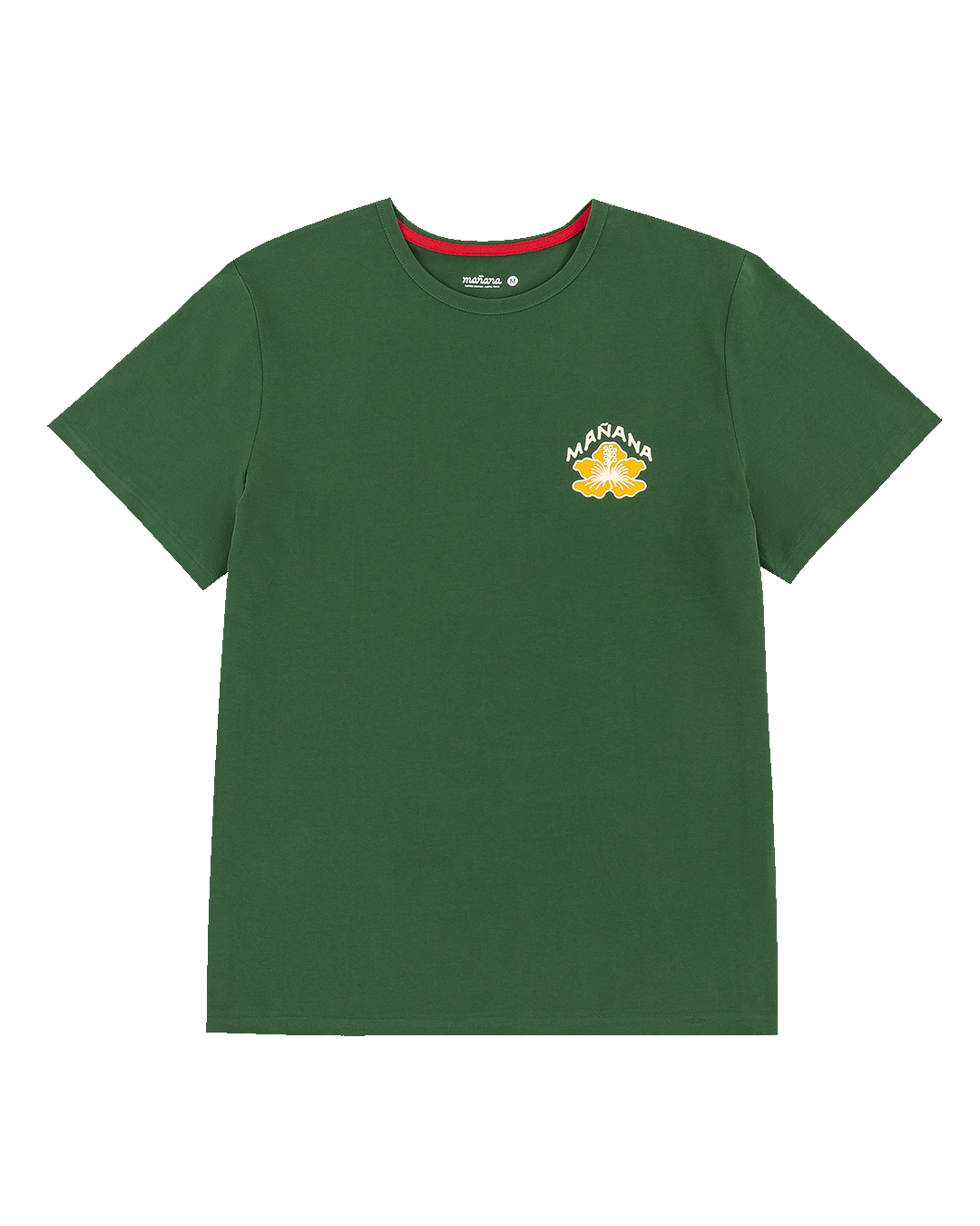 Hibiscus Badge Tee - Green