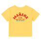 Cropped Shop Tee - Washed Yellow