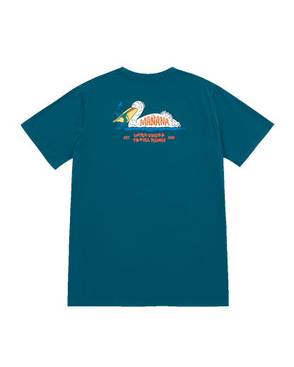 Pelican Tee - Blue