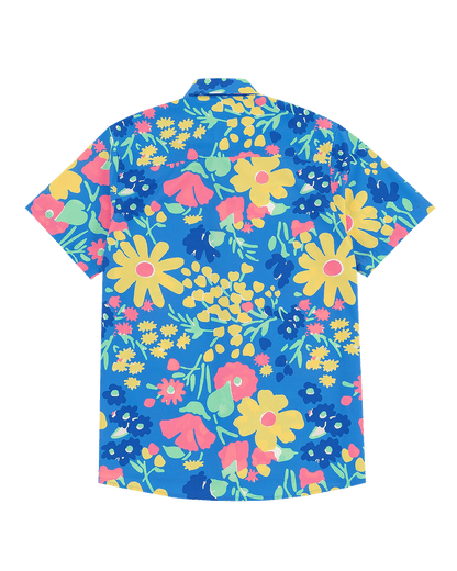 Breeze Button Up - Blue Floral