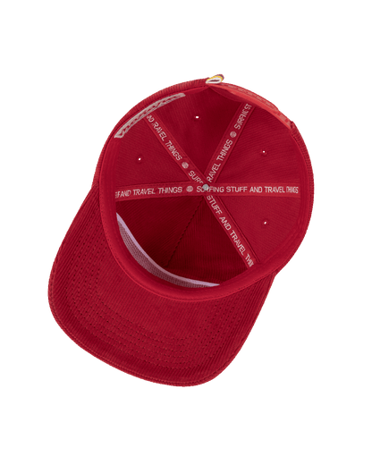 Corduroy Cap - Red