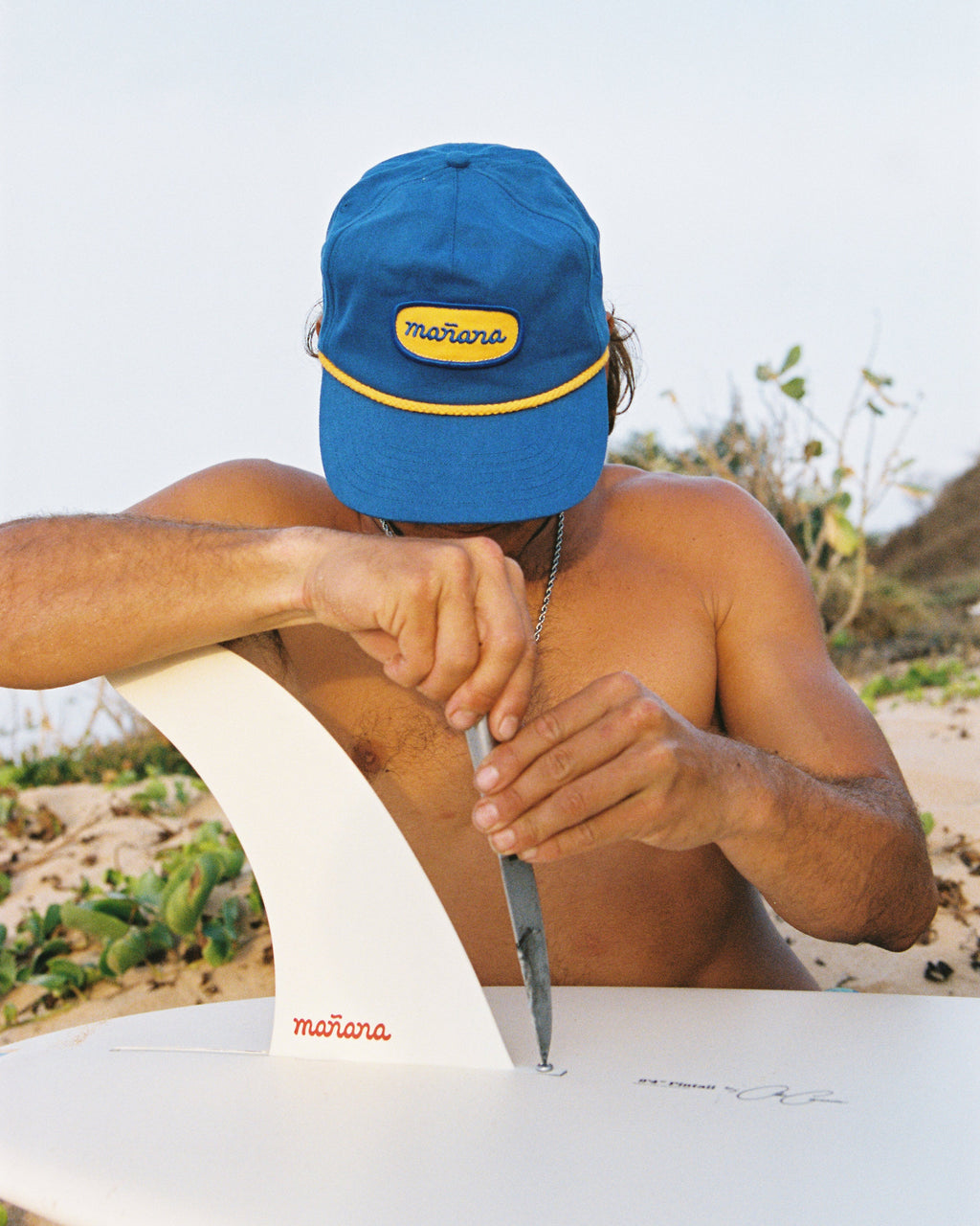 Mono Blue Twill 5 Panel