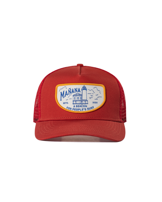 Beacon Mesh Trucker - Red