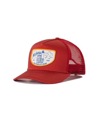 Beacon Mesh Trucker - Red