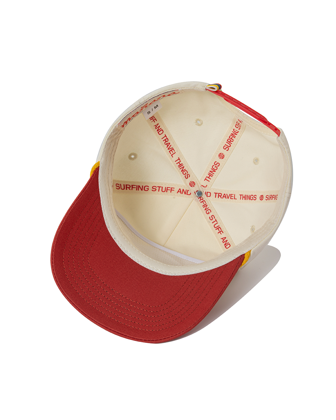 Two-Tone Cap - White/Red