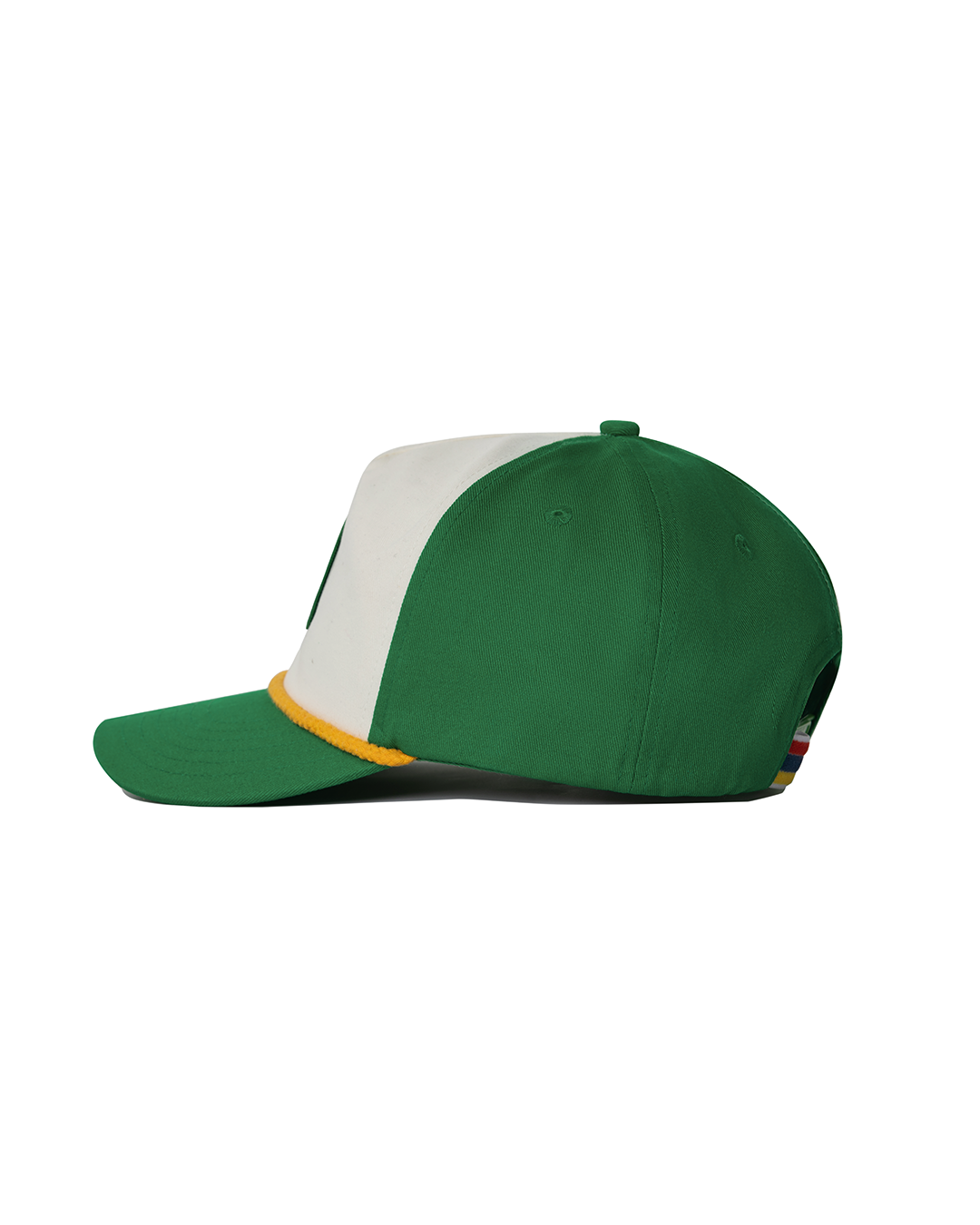 Hibiscus Twill Hat - Off White / Green