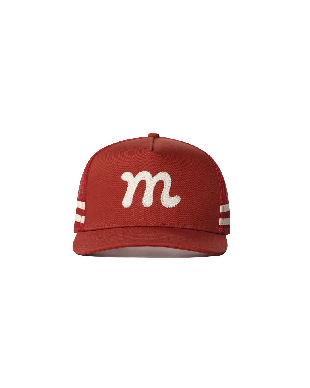 Mesh Back "M" Trucker - Red