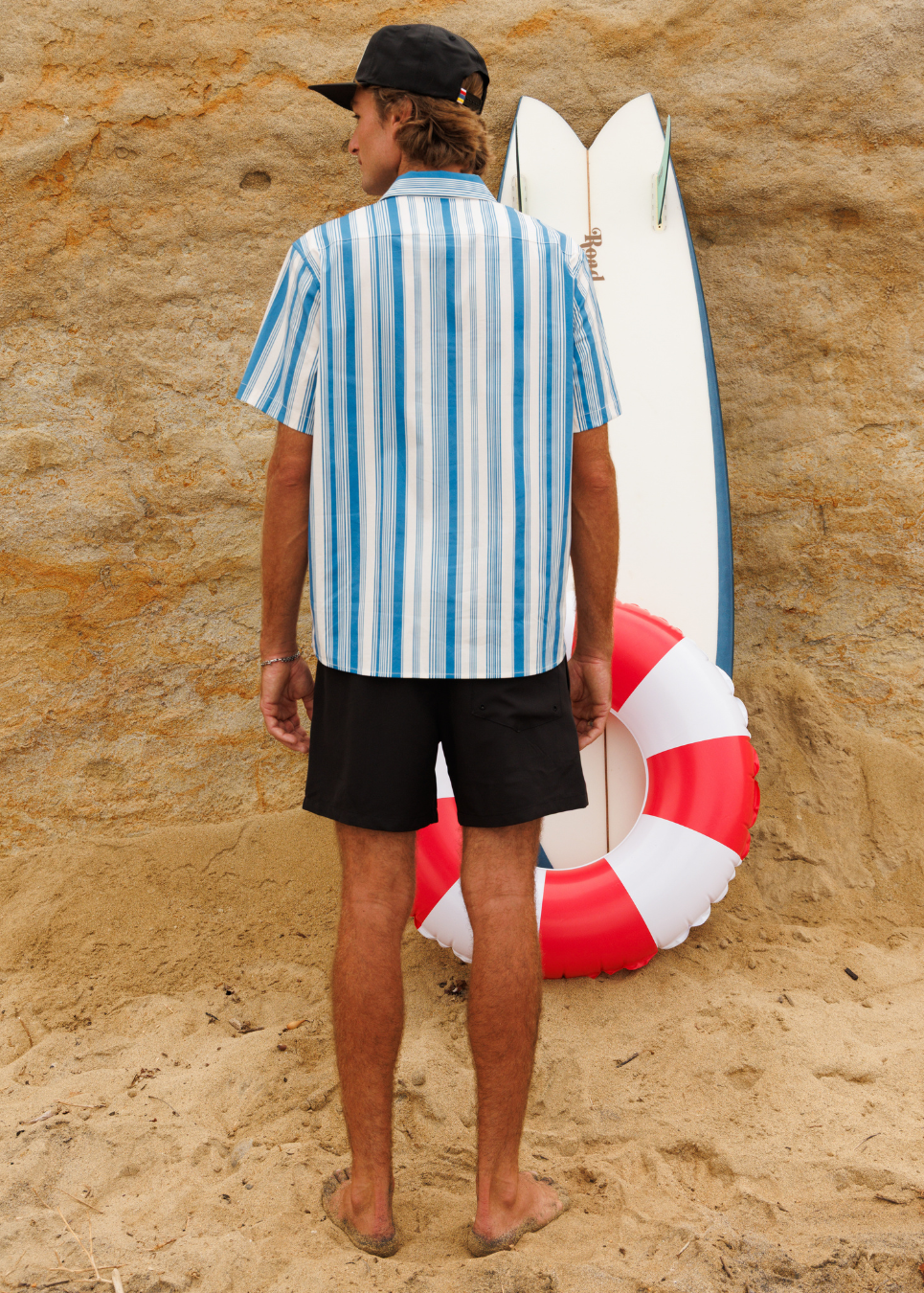 Breeze Button Up - Blue Stripe