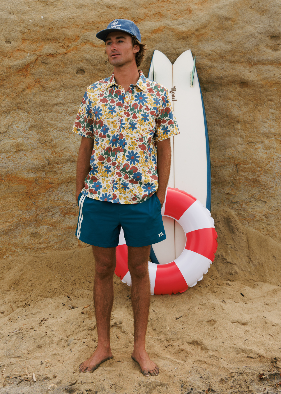 Breeze Button Up - Multi Floral