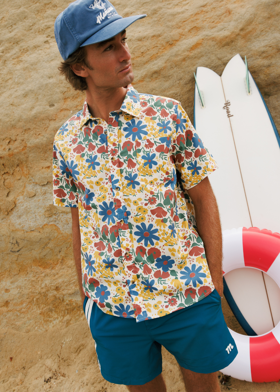 Breeze Button Up - Multi Floral