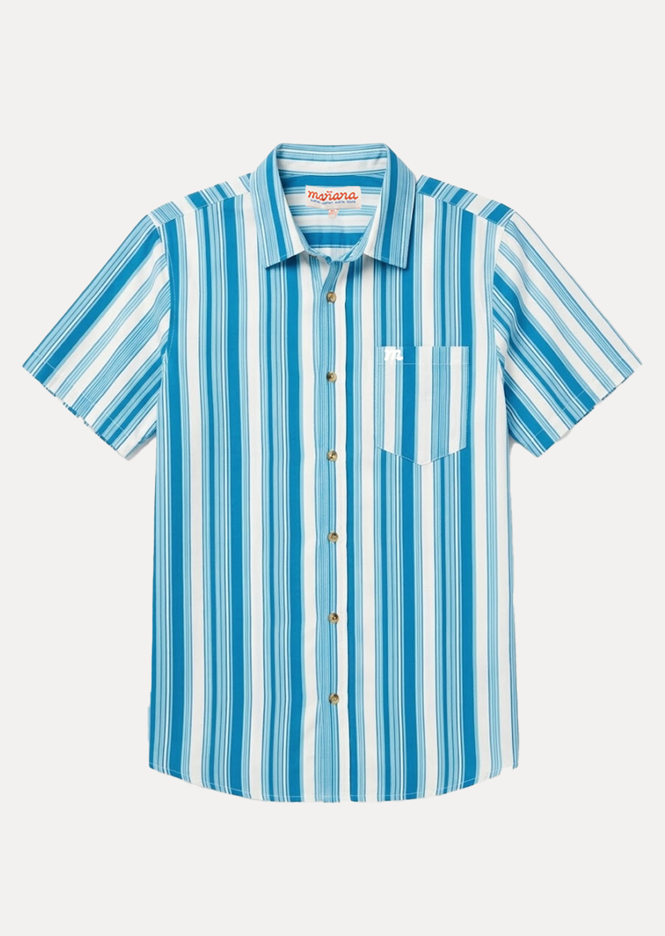 Breeze Button Up - Blue Stripe