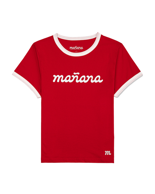 Cropped Ringer Tee