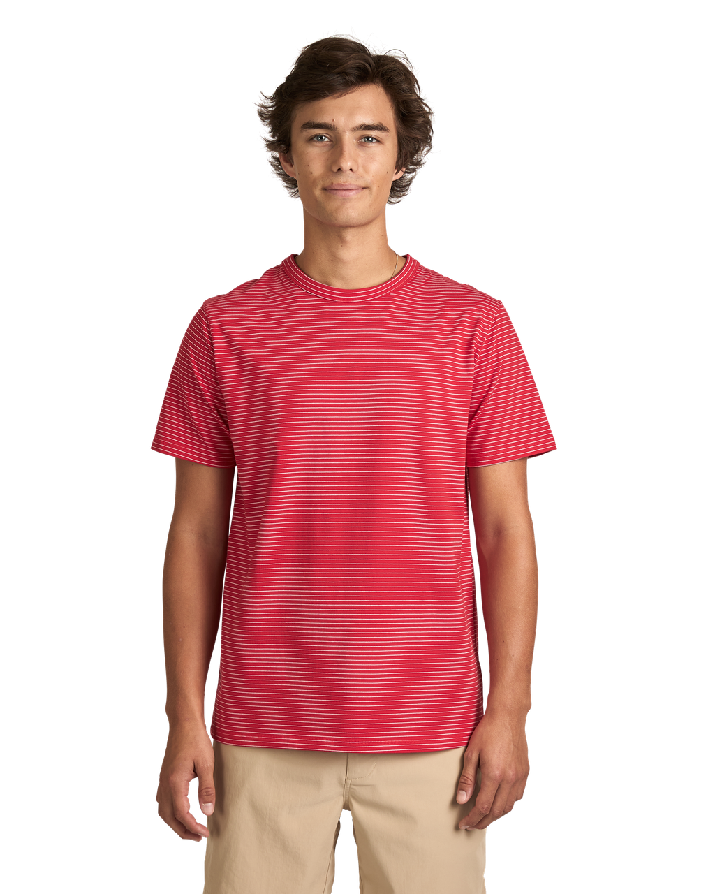 Striped Tee - Red/White