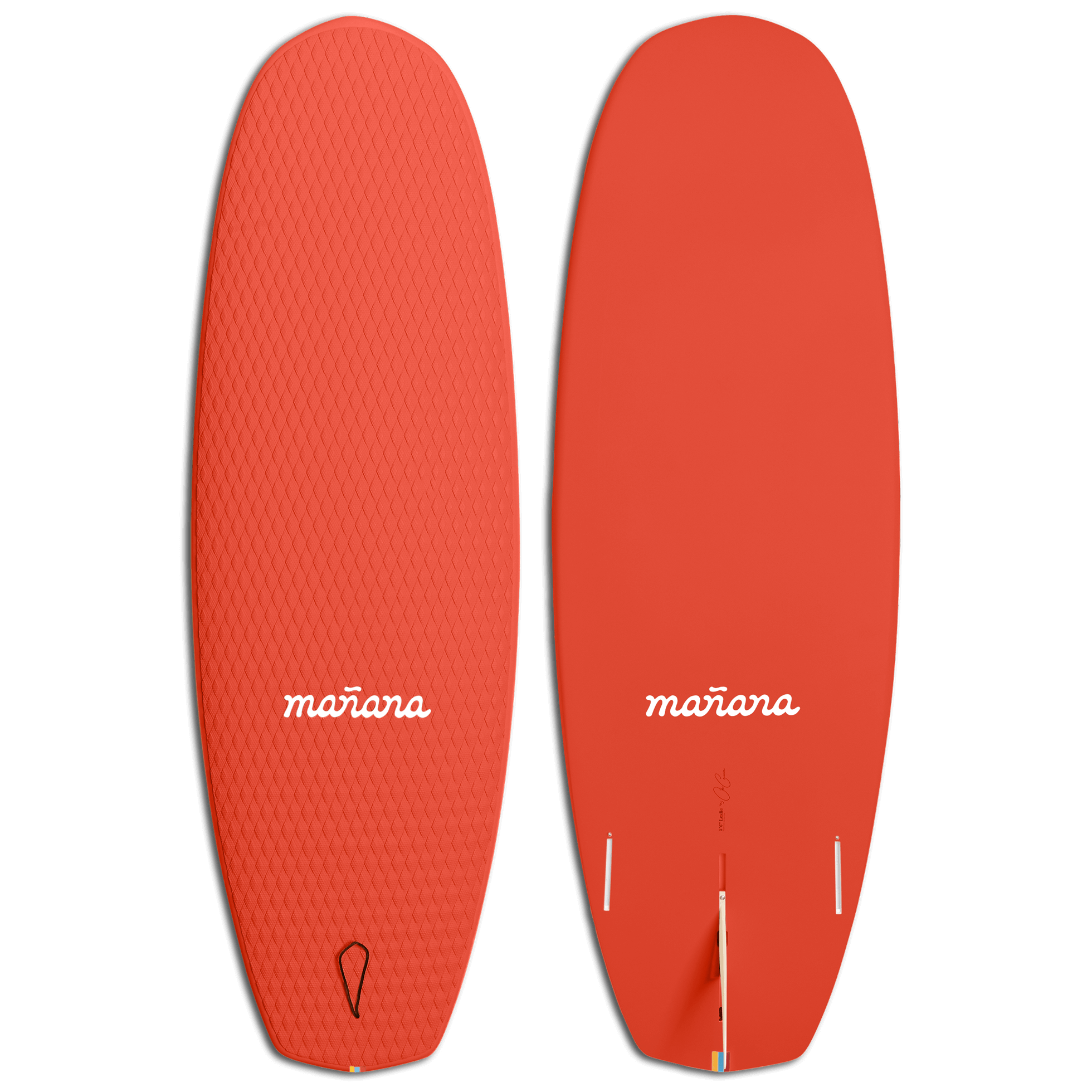 Leslie with Manana branding - red