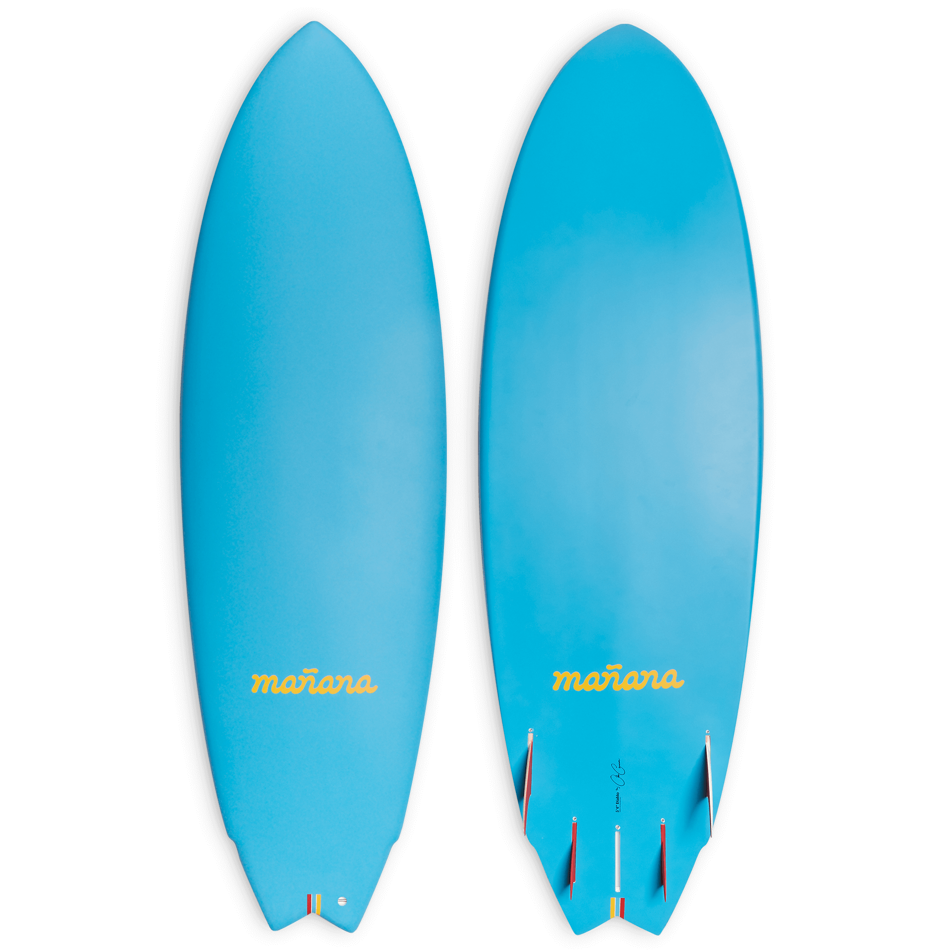 picture of Diablo with Manana branding - Ocean Blue